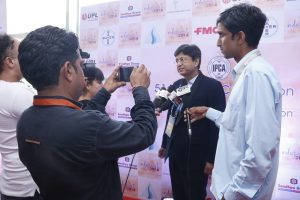 IPCA President Jaldhi Trivedi interacting with media